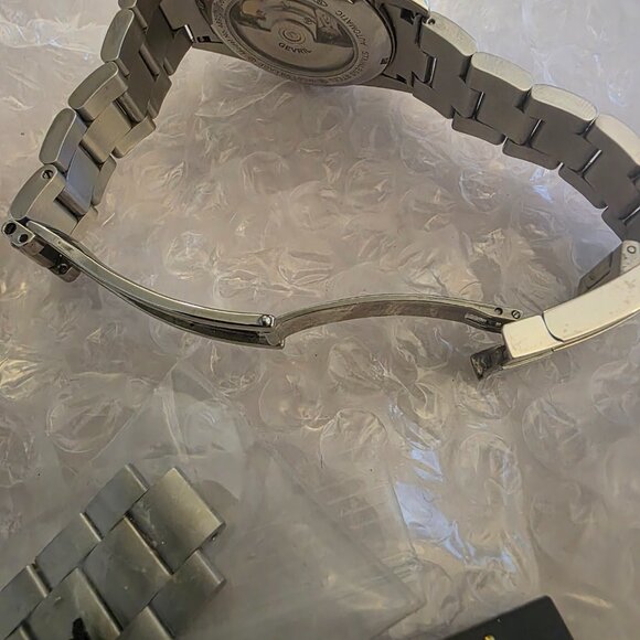 Gevril datejust Automatic green Dial Men's Watch Excellent - Picture 3 of 5